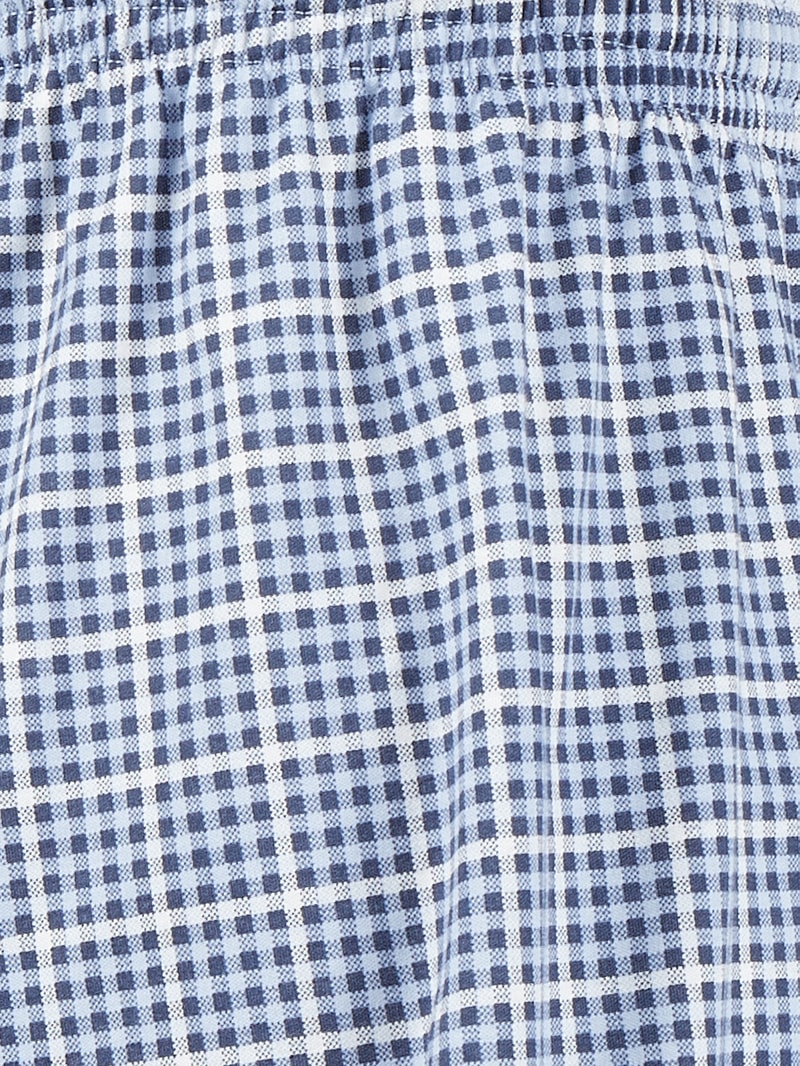 Pyjama-Hose aus Baumwolle in hellblau