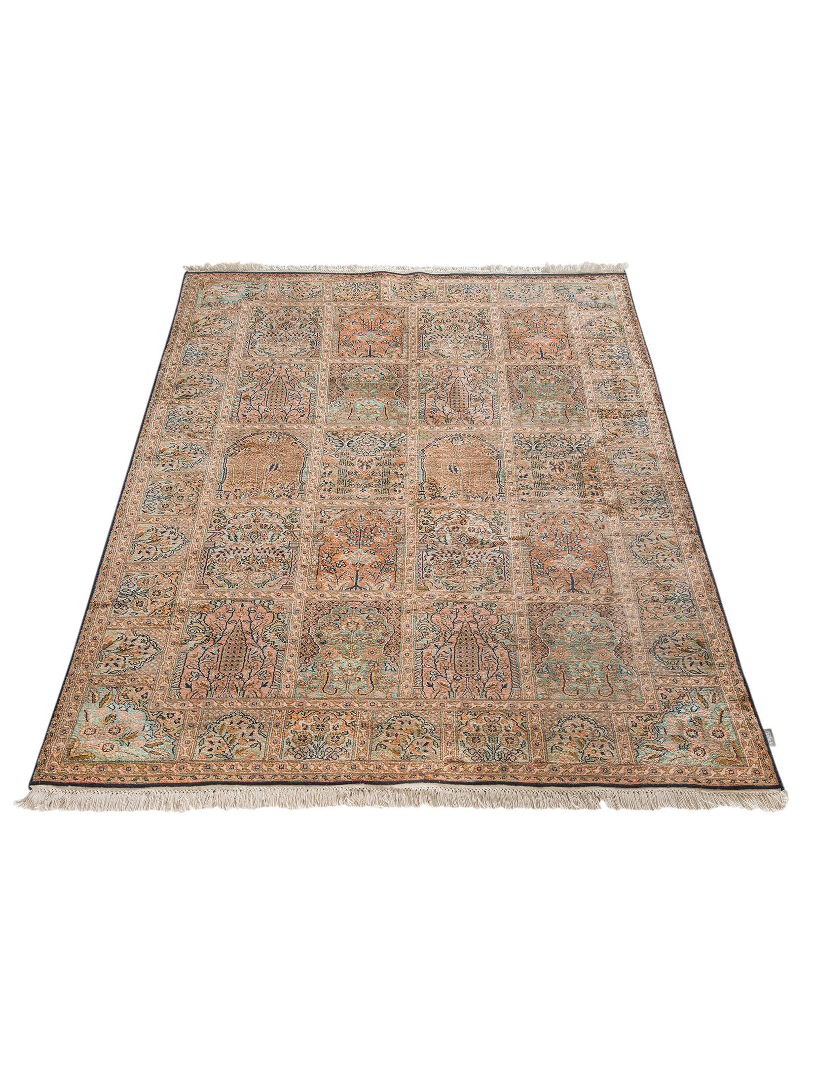 Kaschmir Seide 18/18 ca. 128 x 187 cm, Unikat / Einzelstück