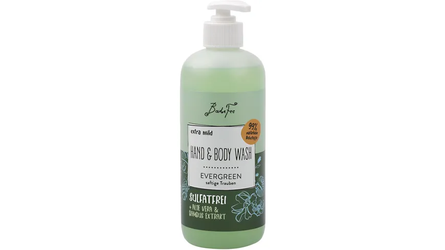BadeFee Hand & Body Wash Evergreen 480 ml