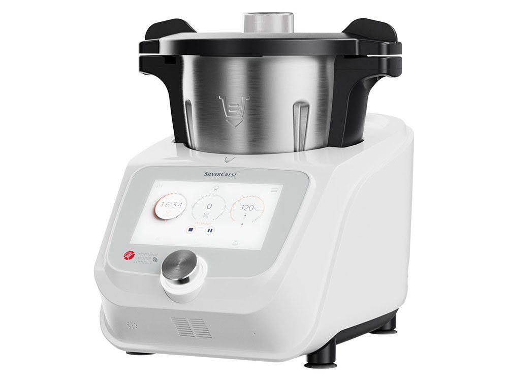 SilverCrest Küchenmaschine KITCHEN TOOLS Monsieur Cuisine Connect SKMC 1100 A1, 1100 W, 1100,00 W
