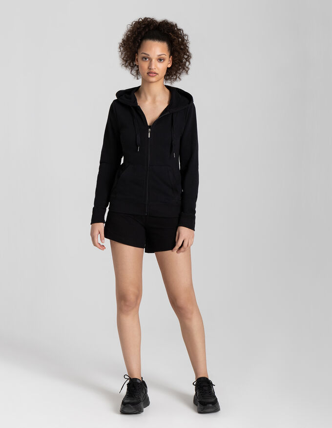 Sweatjacke - einfarbig