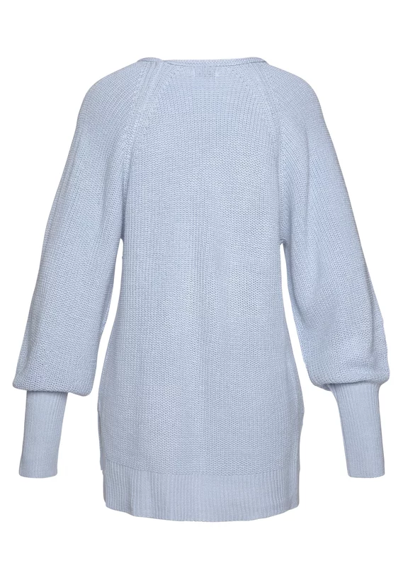 V-Ausschnitt-Pullover