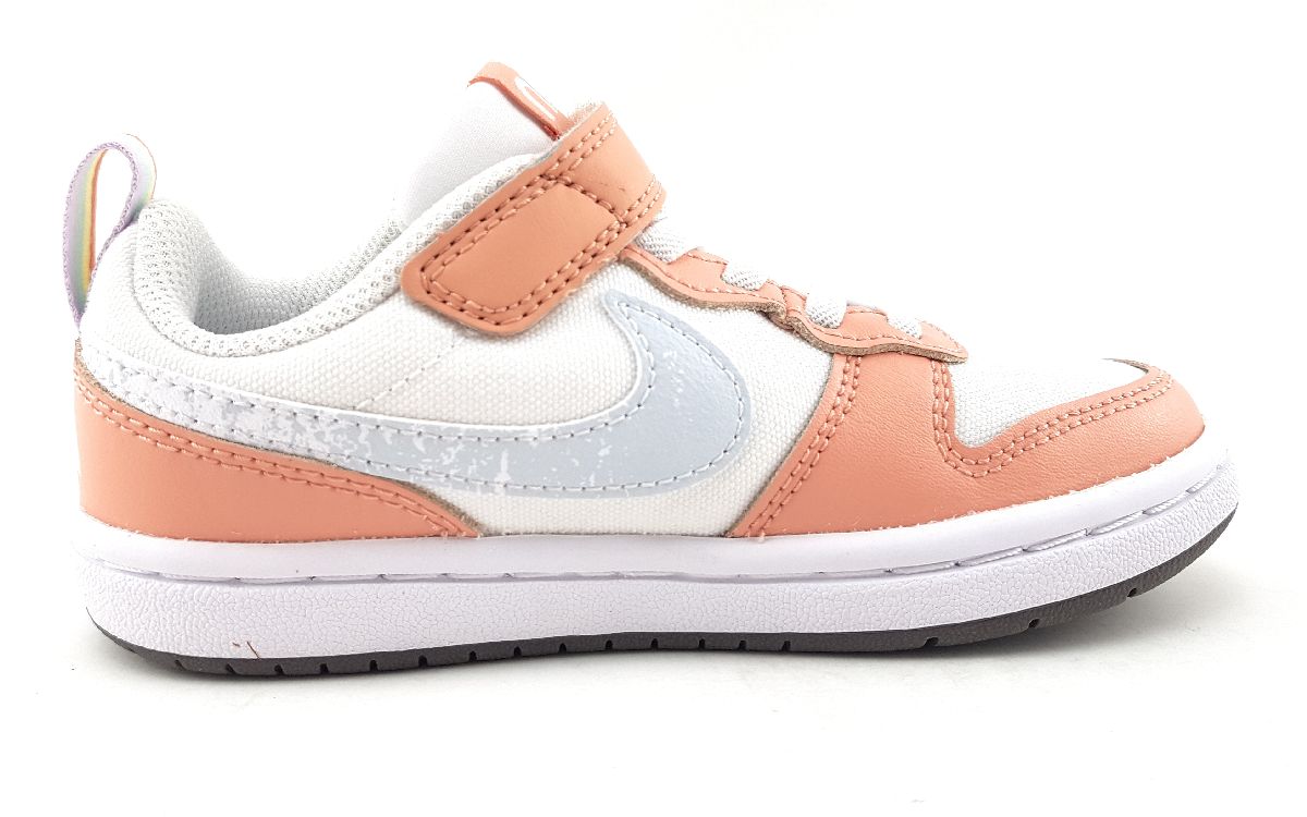 Nike Court Borough Low 2SE1PSV DM1217-100 Weiß 100 white rose