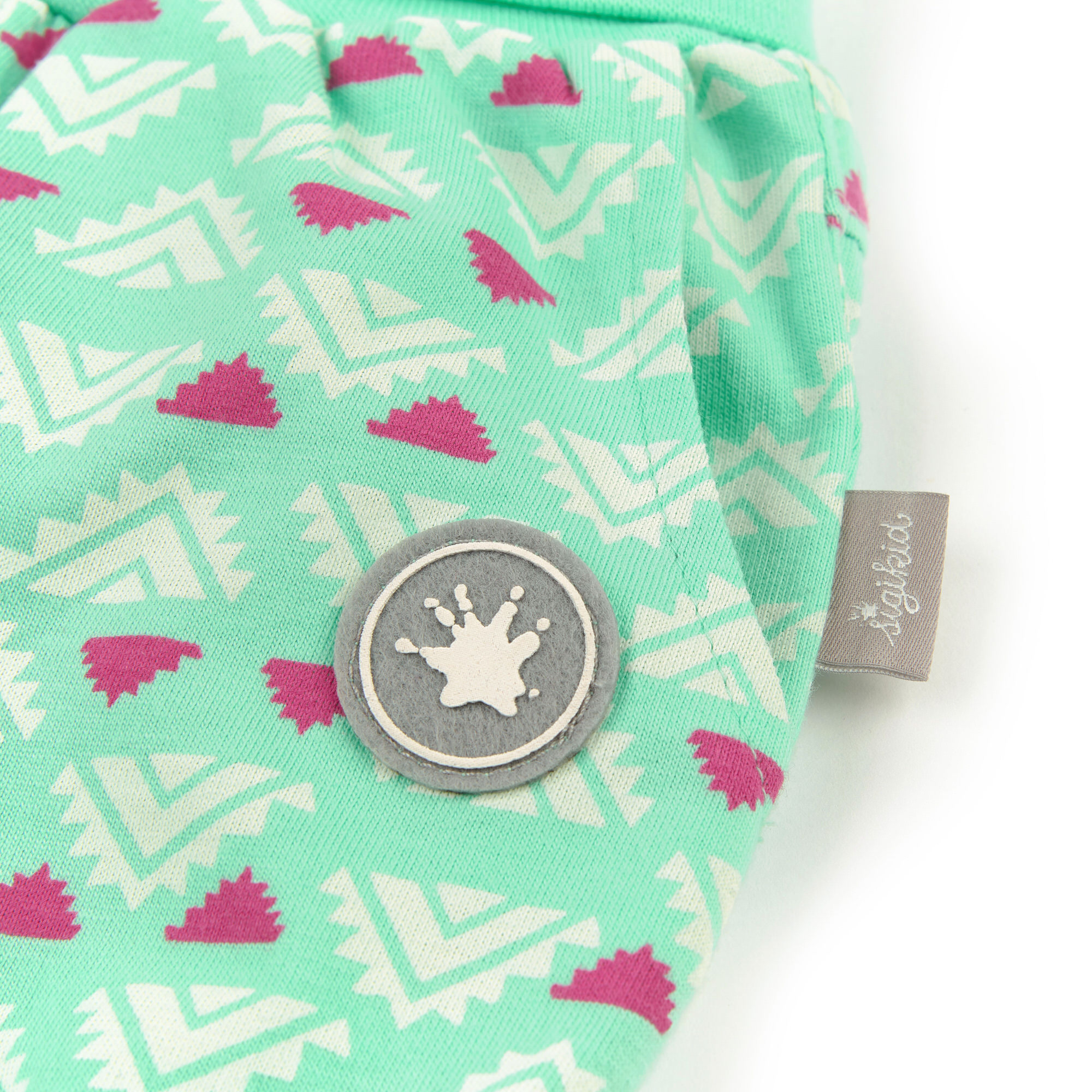 Mintgrüne Baby-Shorts mit Softbund