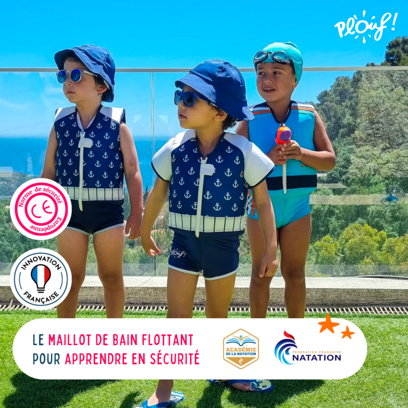 Maillot de bain flottant : Loup Marine