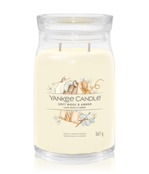 Yankee Candle Soft Wool & Amber Signature Duftkerze-368 g