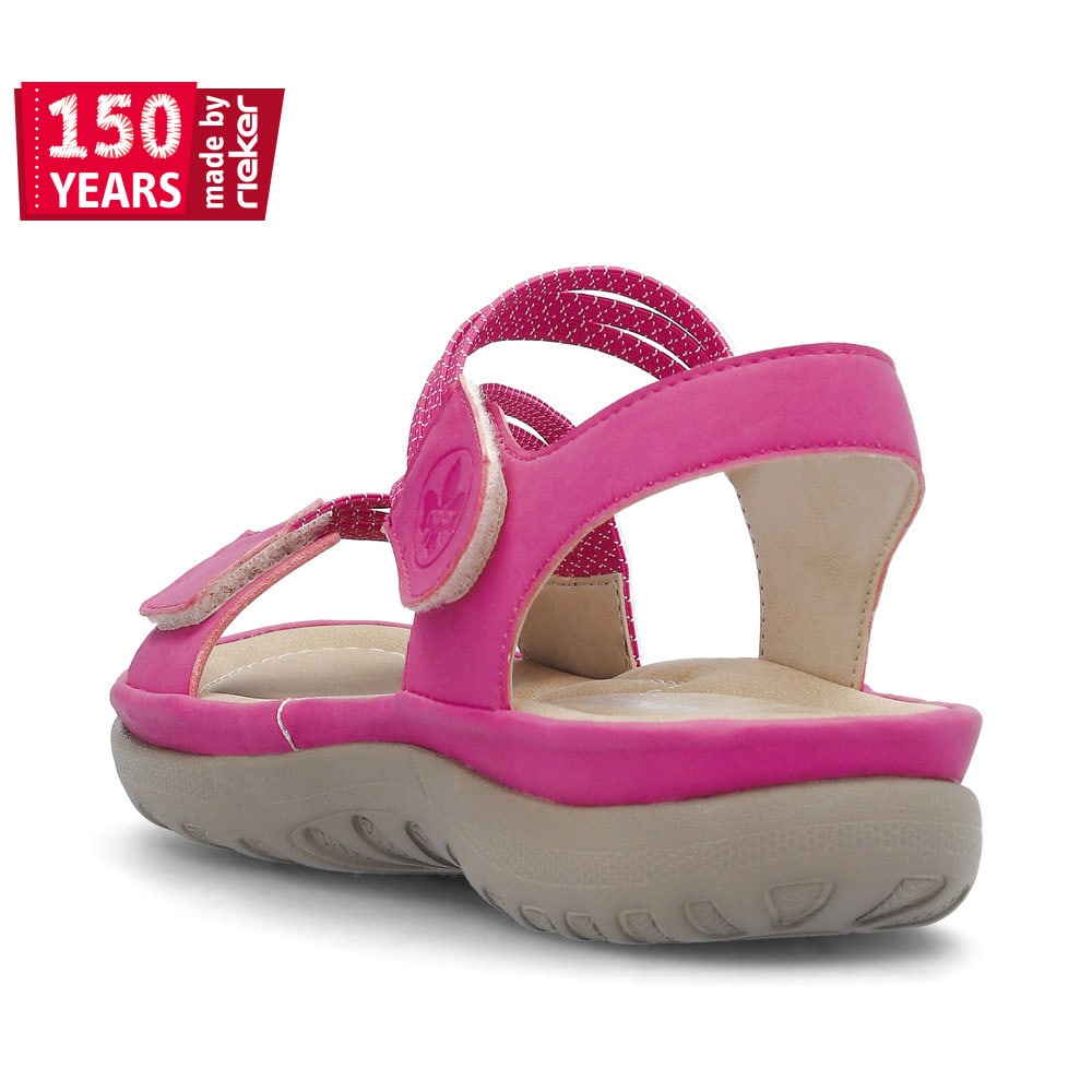 Rieker Damen Riemchensandalen rosa