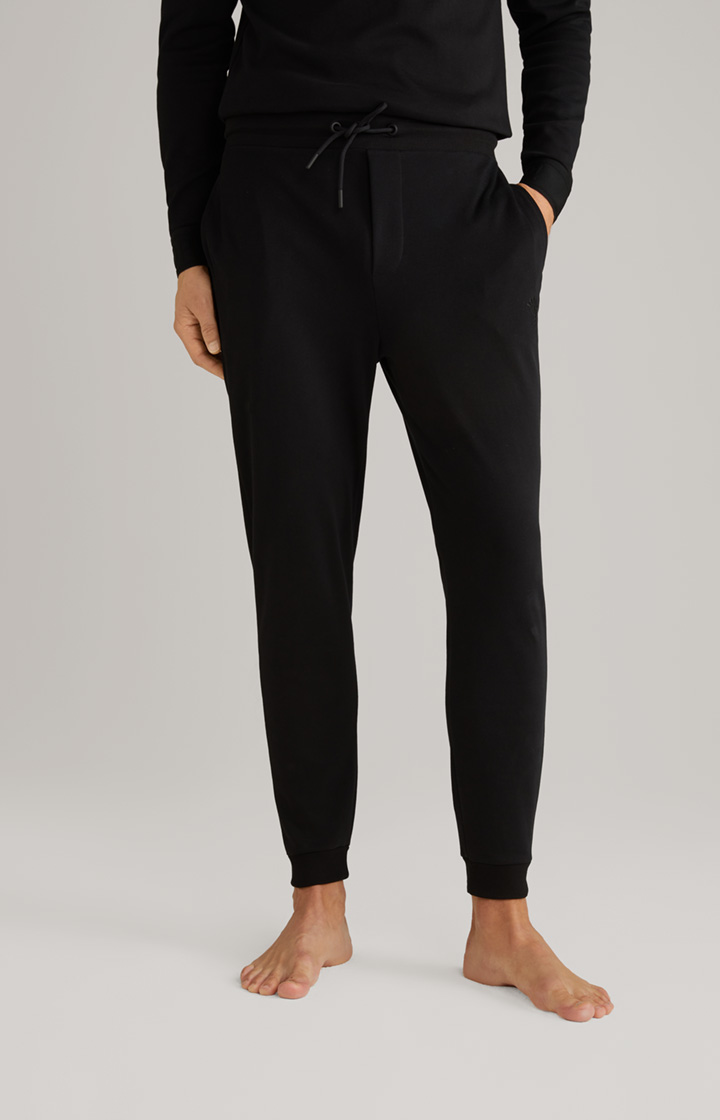 Loungewear Hose in Schwarz