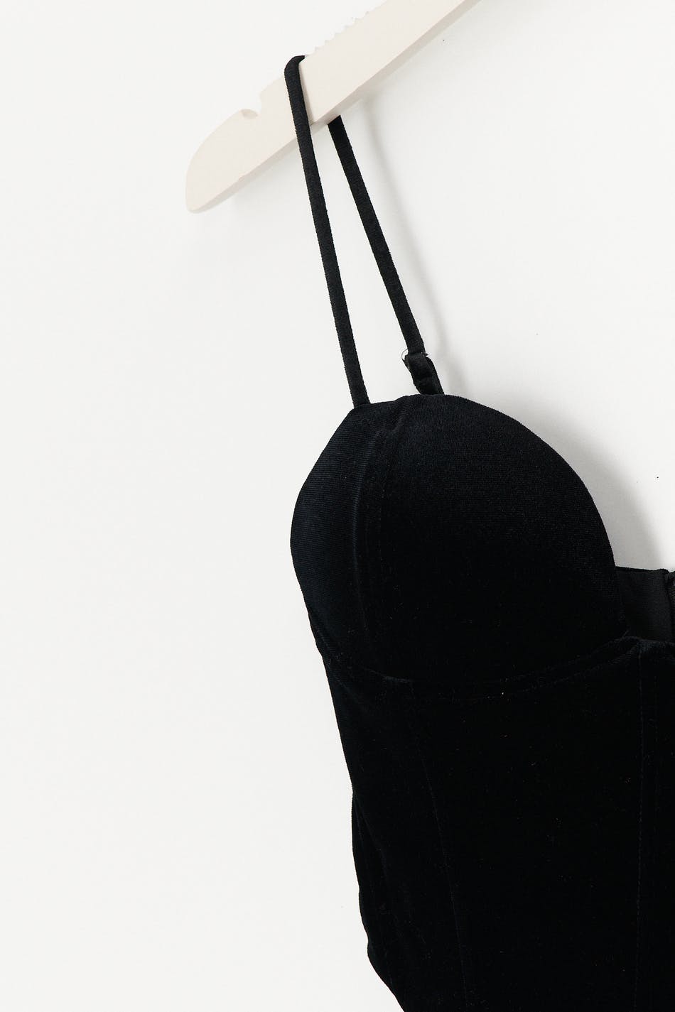 Maddy velvet bustier