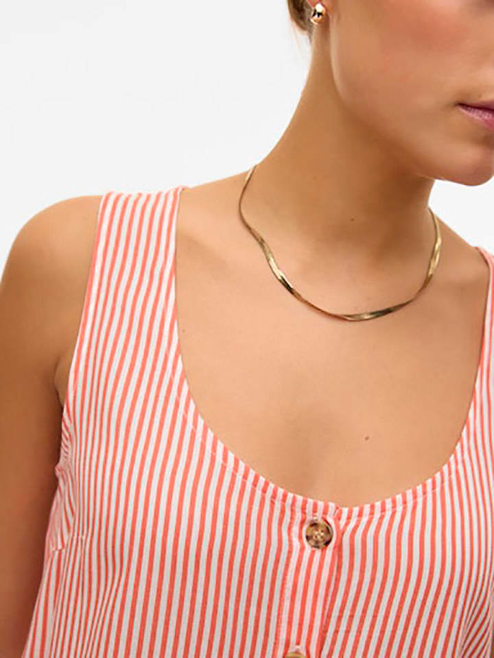 Vero Moda Top in Rot/ Weiß günstig kaufen