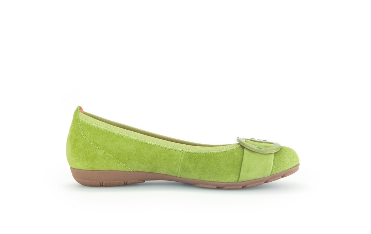 GABOR Ballerinas grün Gabor Fashion sportliche Ballerinas 44.1