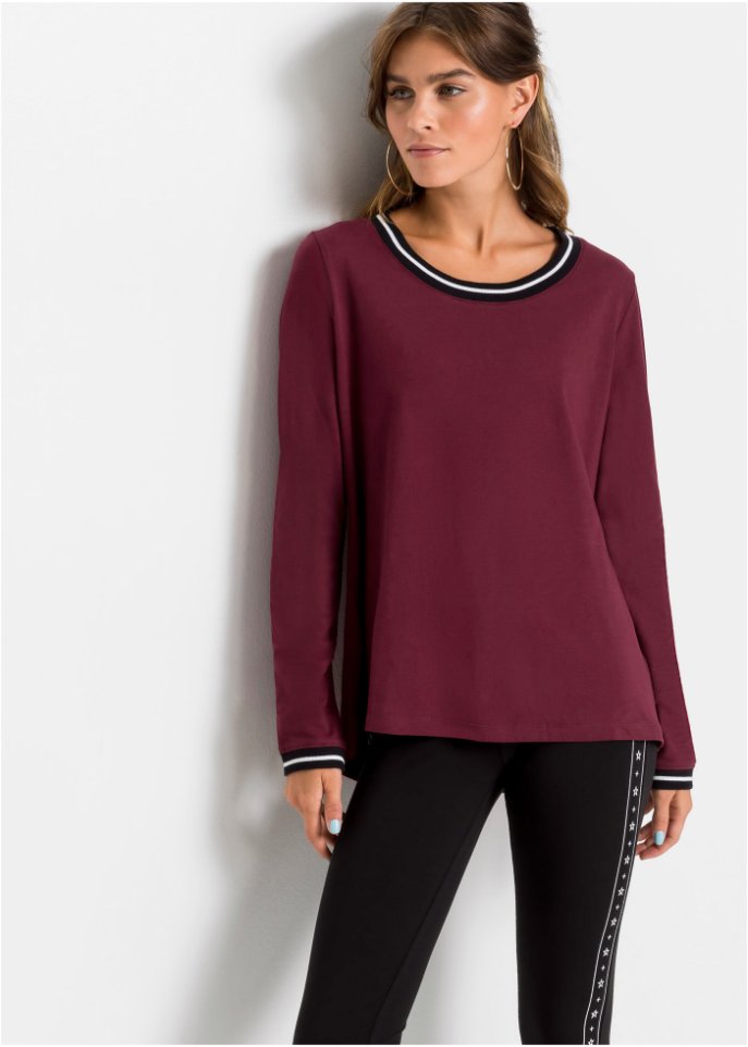 Langarmshirt aus Bio Baumwolle