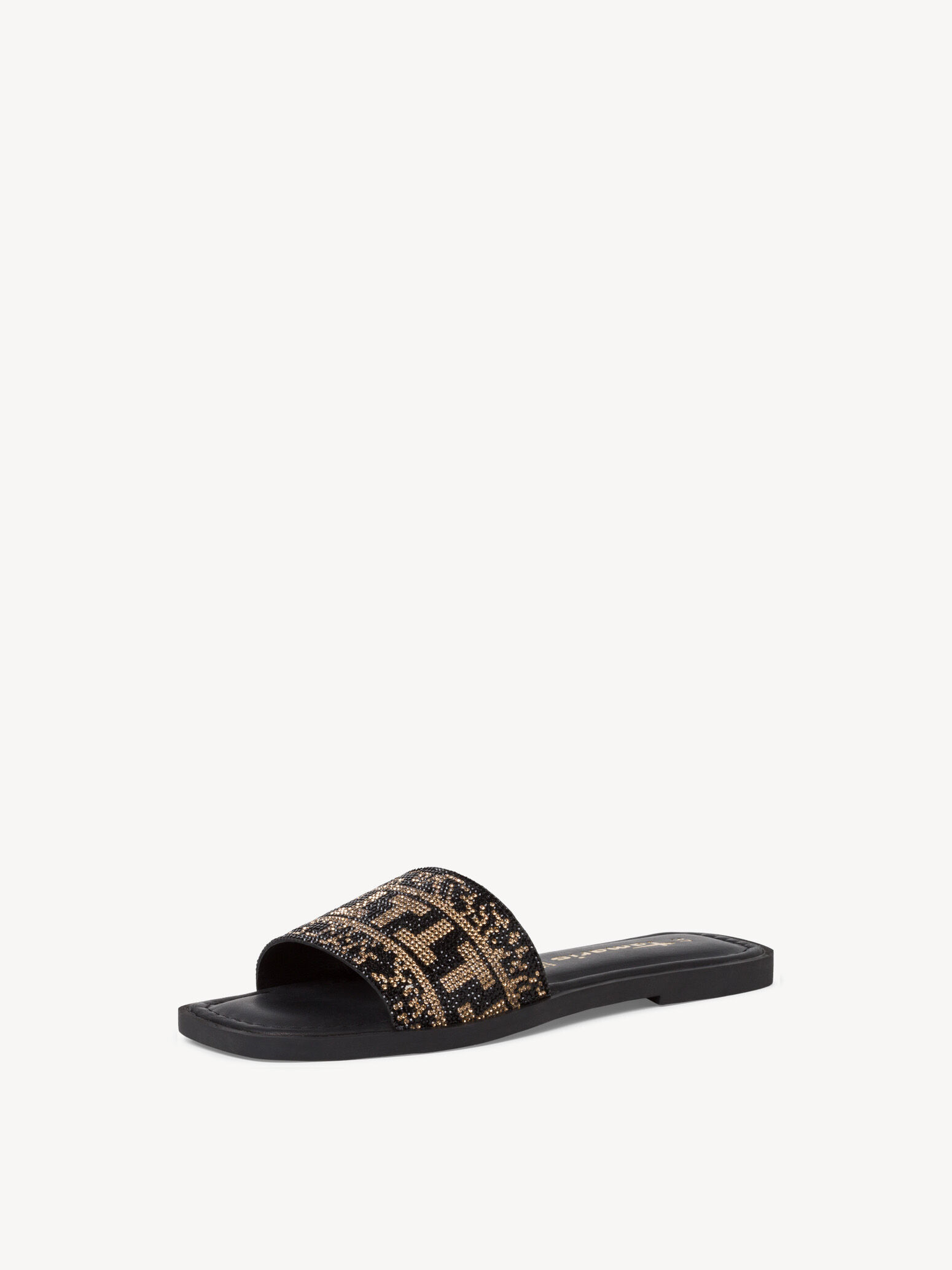 Mule en cuir - noir