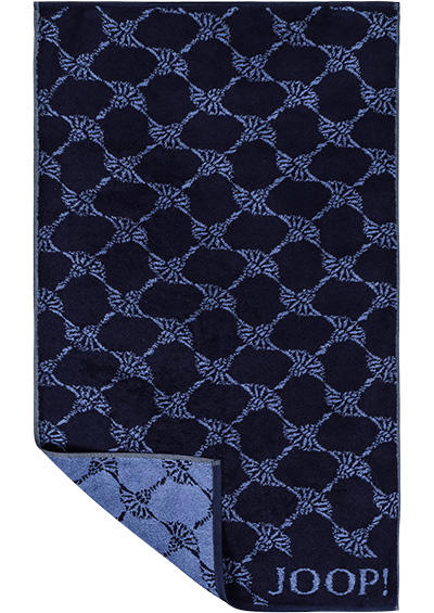 JOOP!, Duschtuch, 80 x 150 cm, navy gemustert