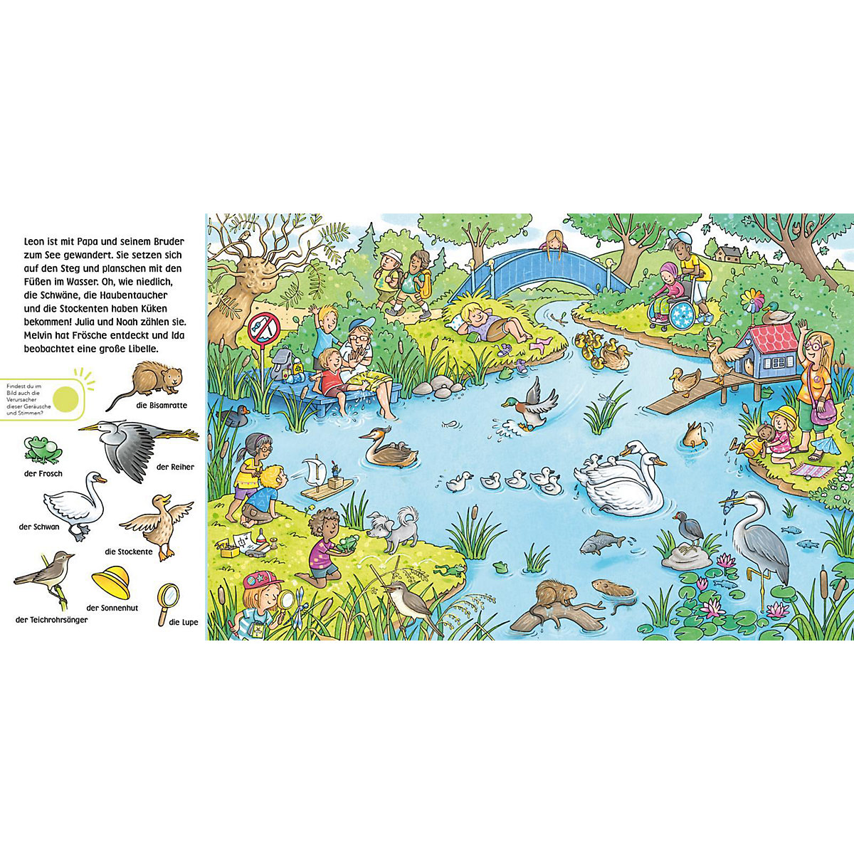 Hör mal (Soundbuch): Wimmelbuch: Wald und Wiese