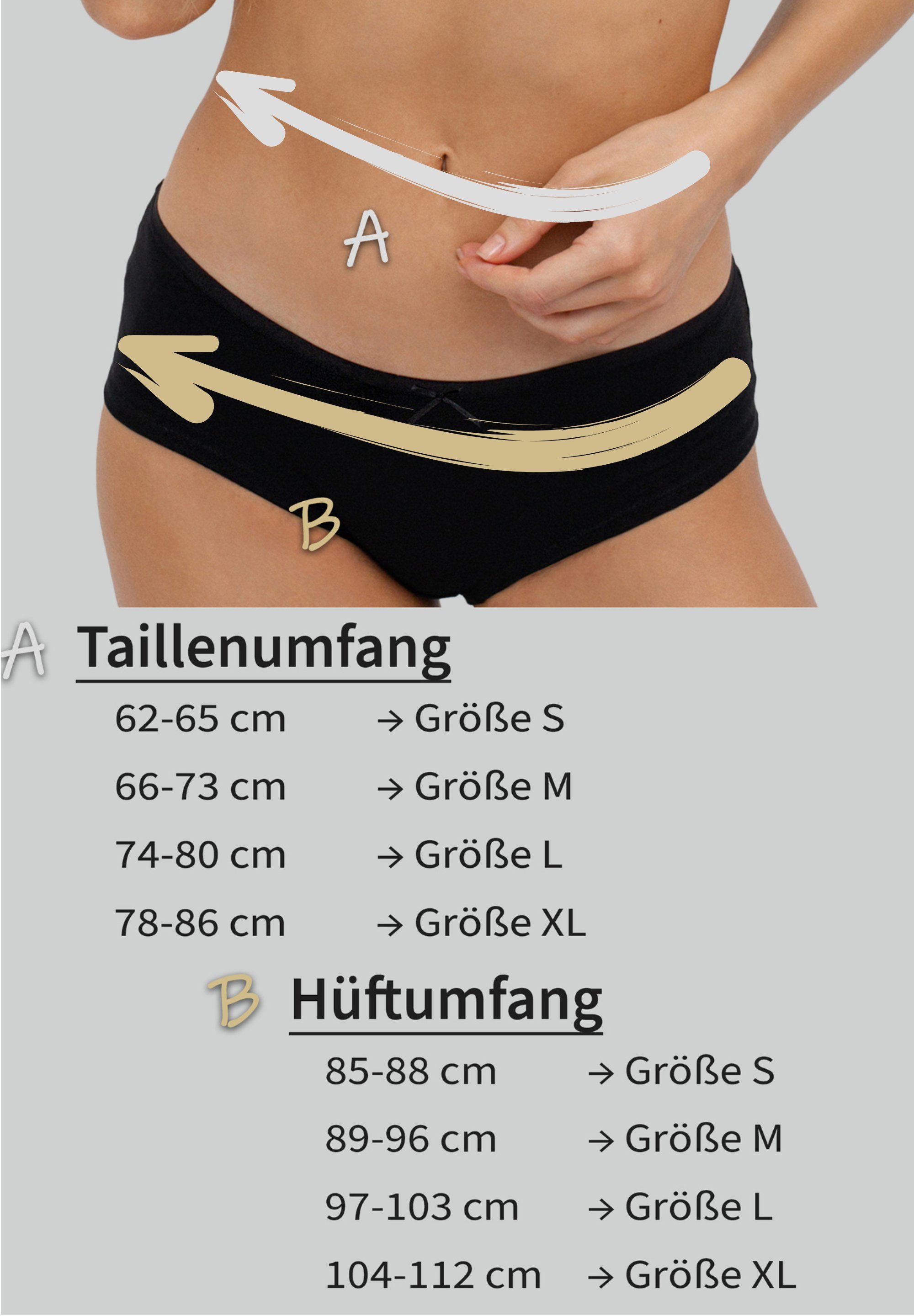 Fabio Farini Slip Damen Unterhosen - Frauen Bikinislip aus elastischer Baumwolle (Packung, 4-St) im sportlichen Bikini-Style mit Schleifchen