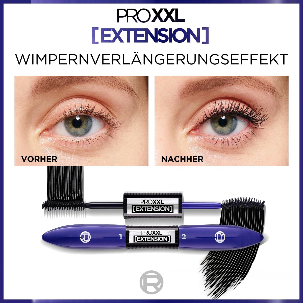 Mascara PRO XXL Extension Schwarz, 12 ml
