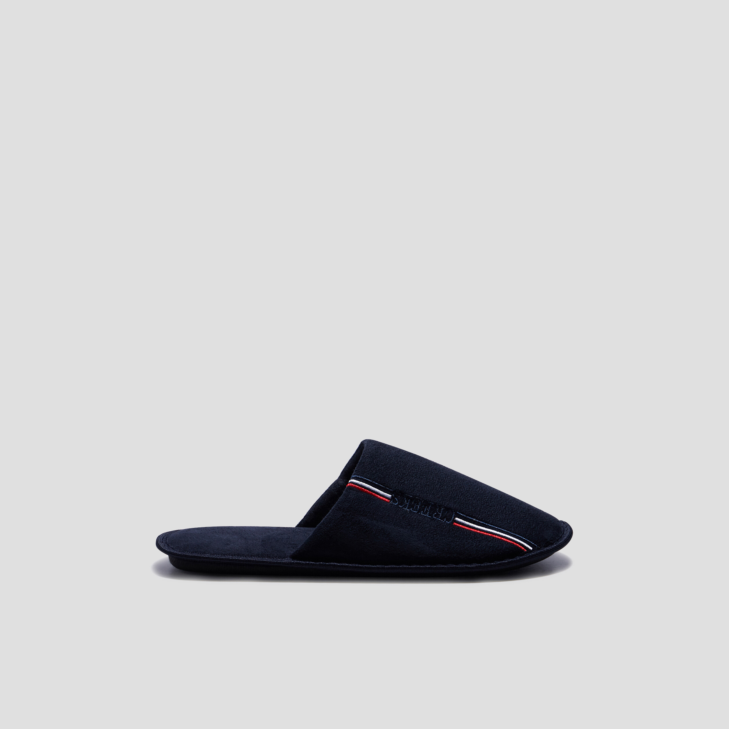 Chaussons mules Creeks bleu marine homme | La Halle