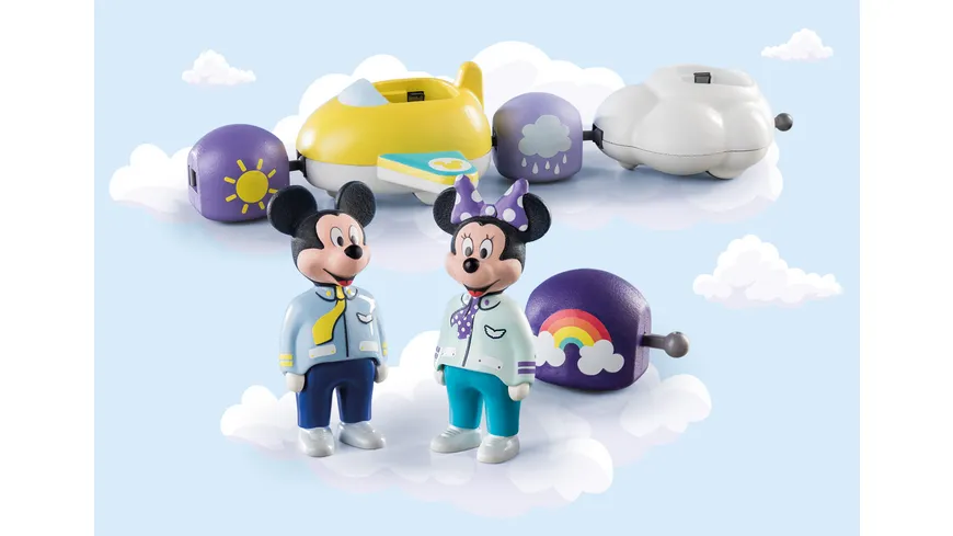 PLAYMOBIL 71320 1.2.3 & : Mickys & Minnies Wolkenflug