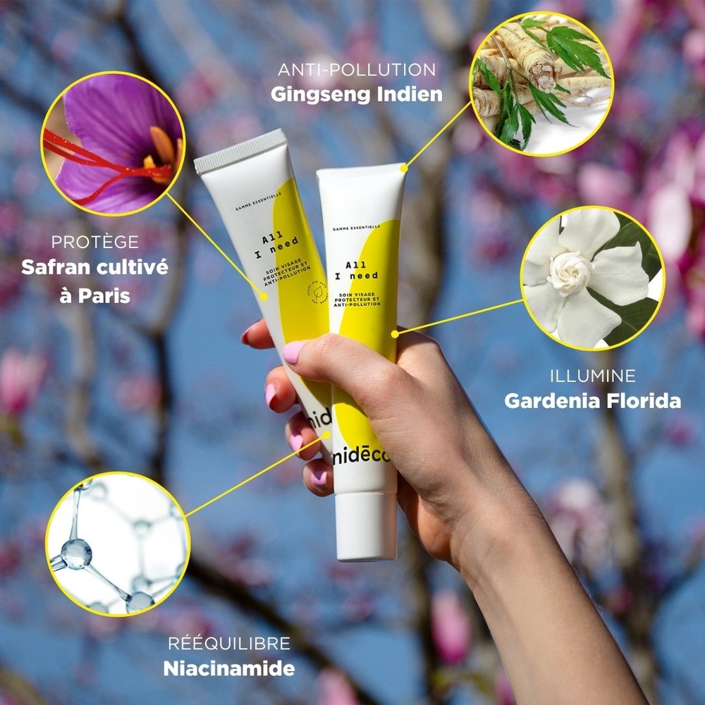 nidéco All I Need Soin visage protecteur et anti-pollution