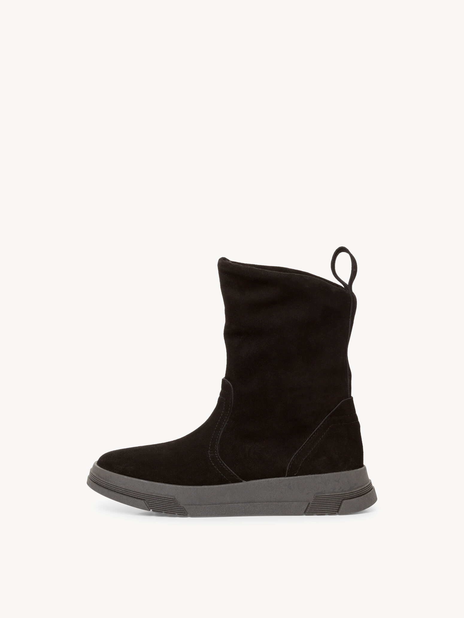 Bottine en cuir - noir