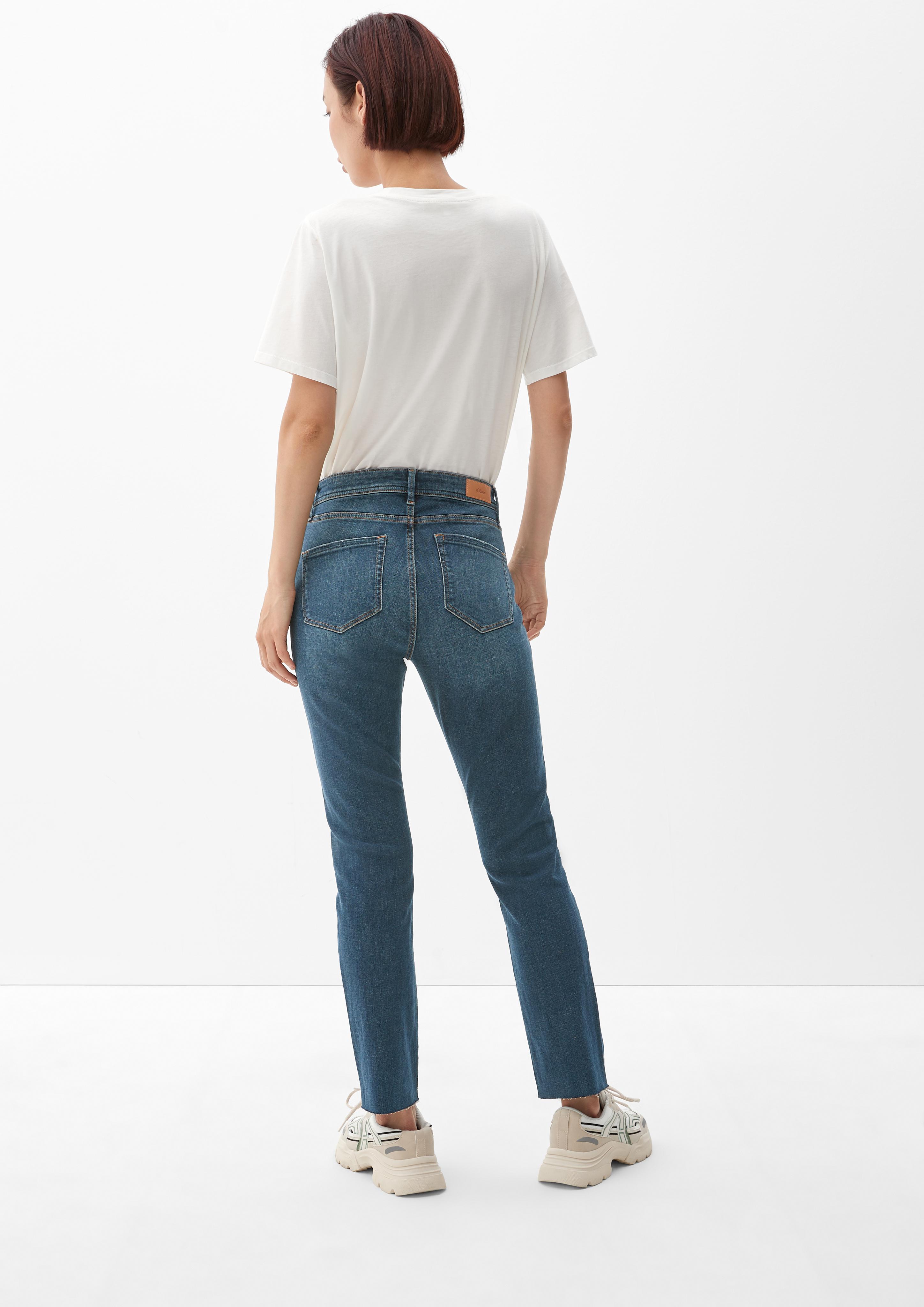 Cropped-Jeans Betsy / Slim Fit / Mid Rise / Straight Leg  EME  2122733-57Z5