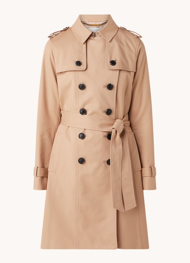 Gabardina cruzada Hobbs Saskia con bolsillos laterales