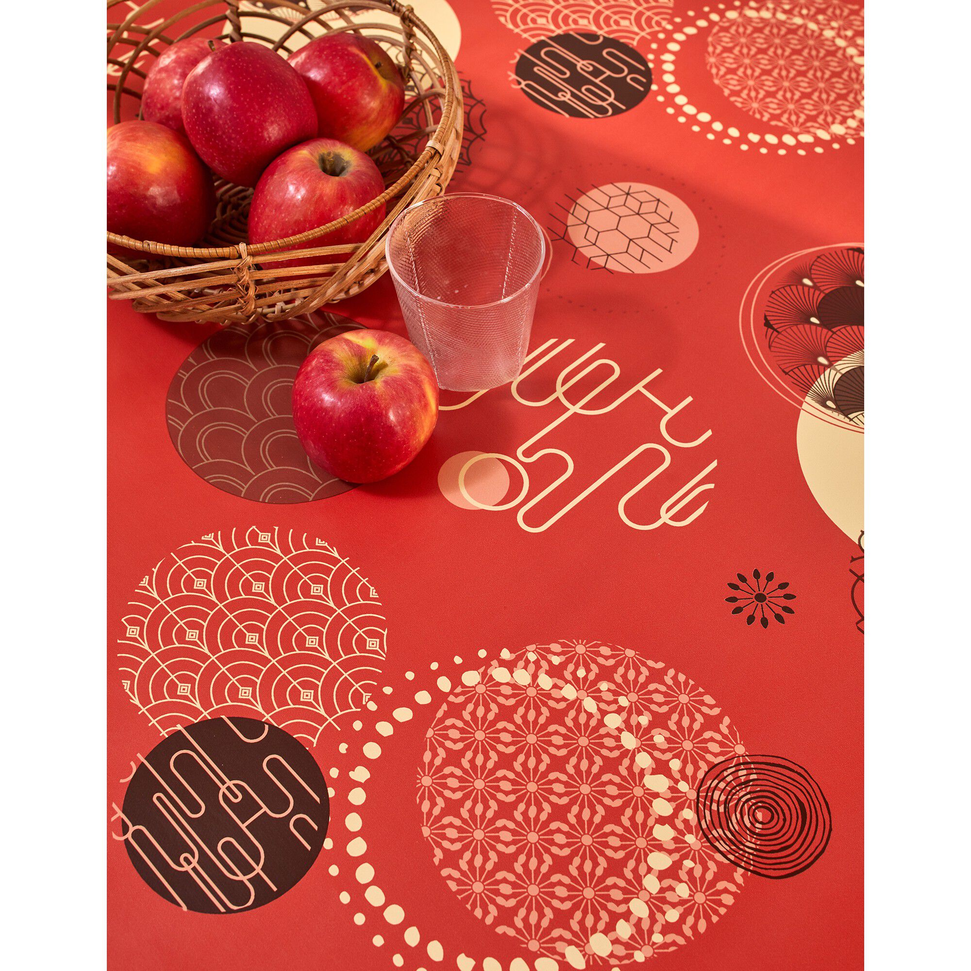 Nappe toile cirée imprimé Asiatique