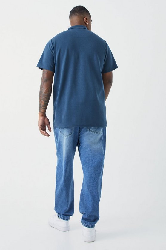 Plus Slim-Fit Poloshirt