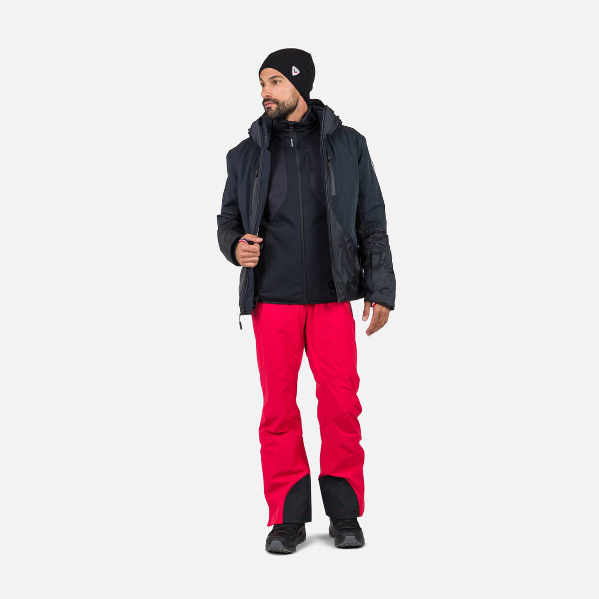 Herrenfleecejacke mit durchgehendem Reißverschluss Diretta