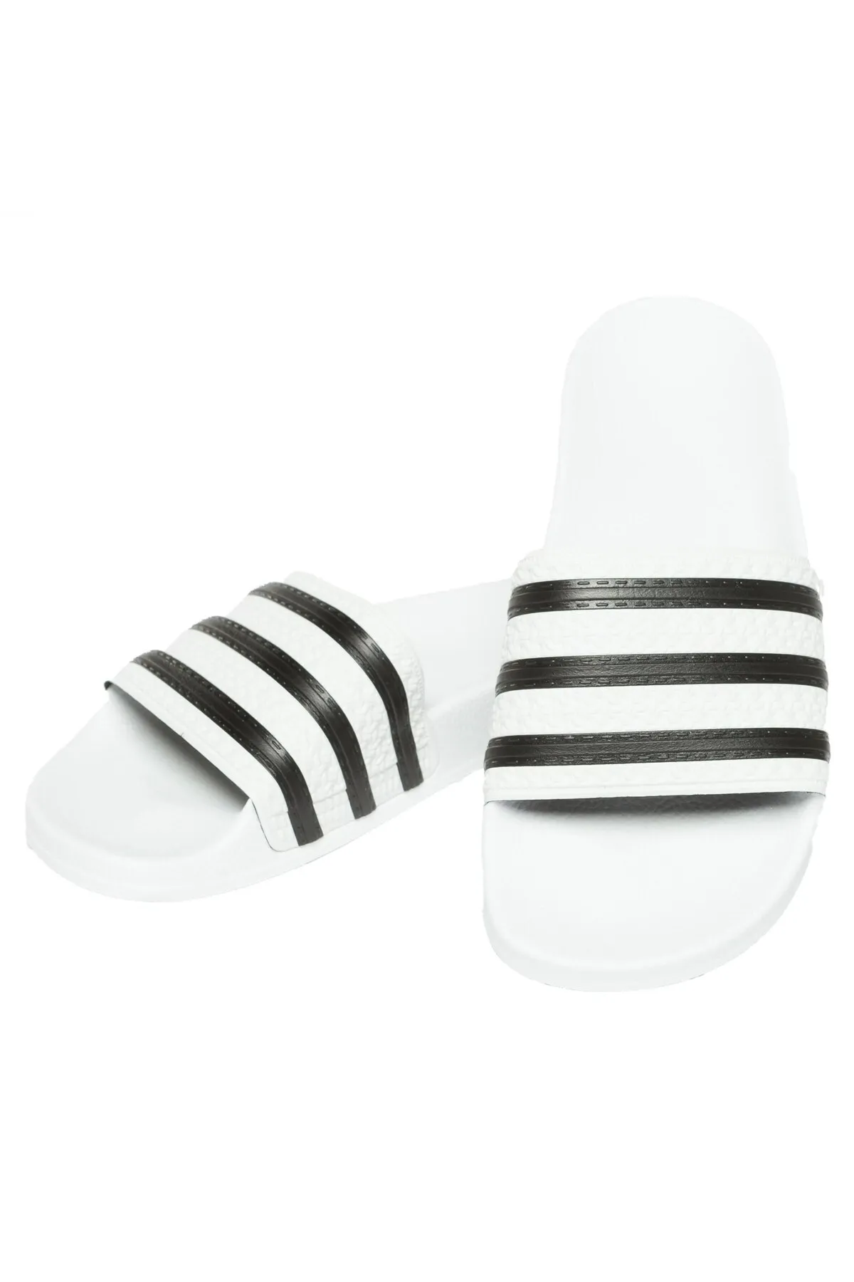 adidas  Pantolette - Weiß - Flacher Absatz