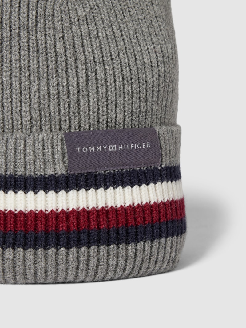 Beanie aus reinem Kaschmir in mittelgrau