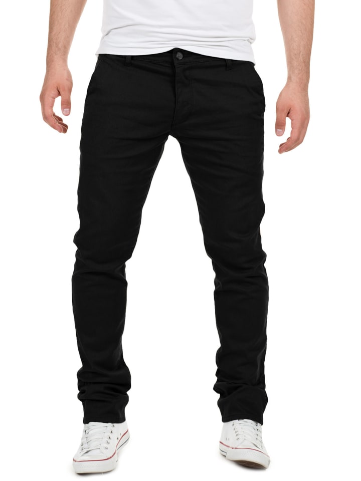 Yazubi Chinohose Dustin in Schwarz günstig kaufen