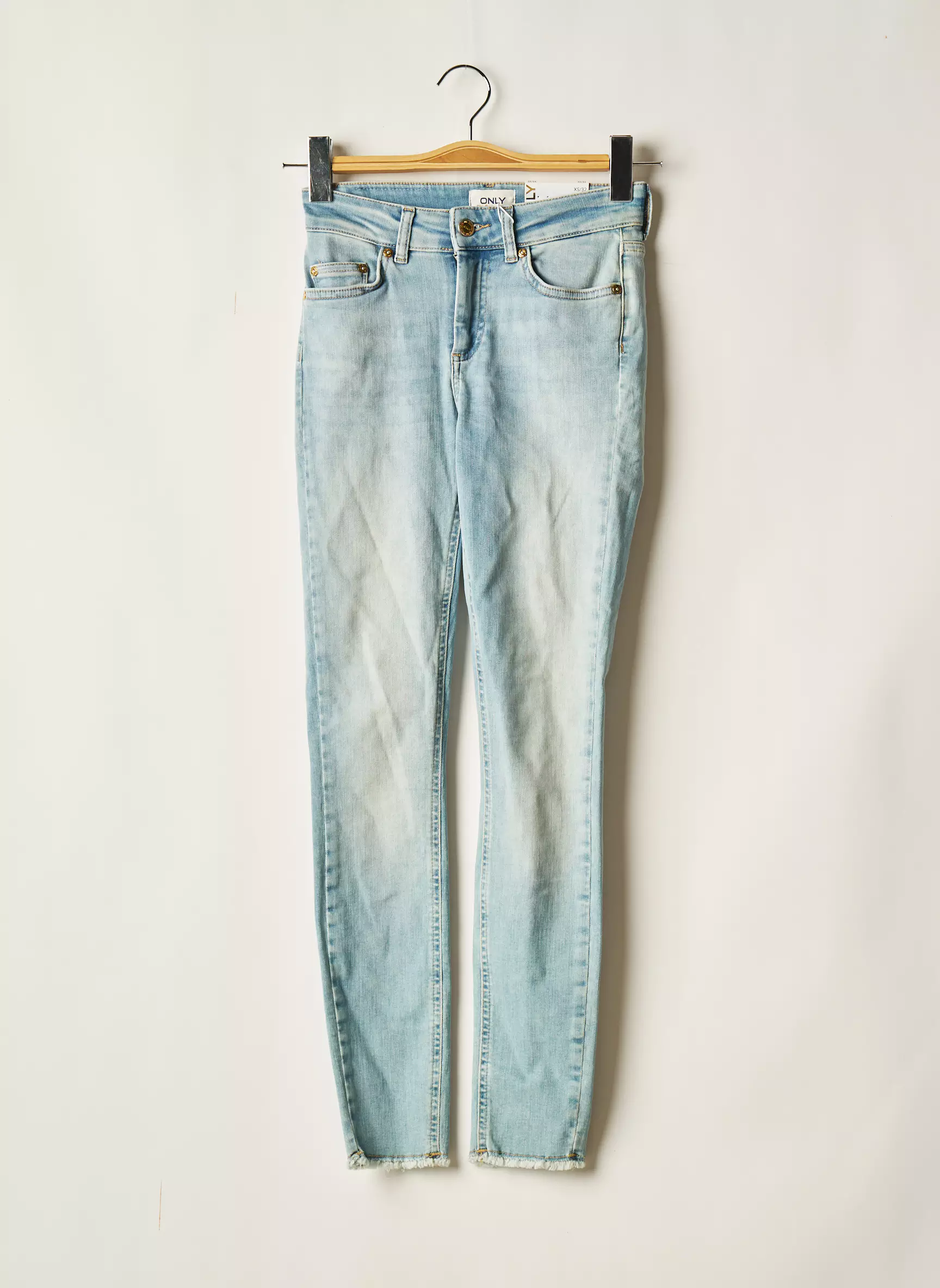 Only Jeans Skinny Femme couleur bleu