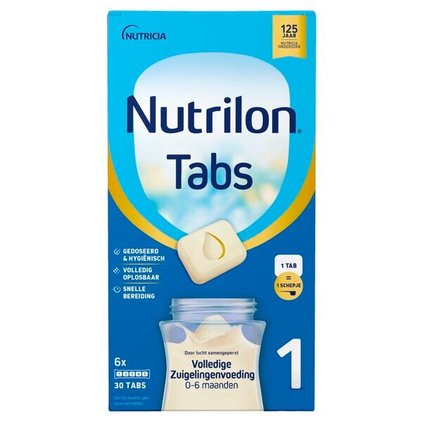 Nutrilon 1 Jatkomaidonkorvike 0-6M Tabletit 6 x 5 kpl