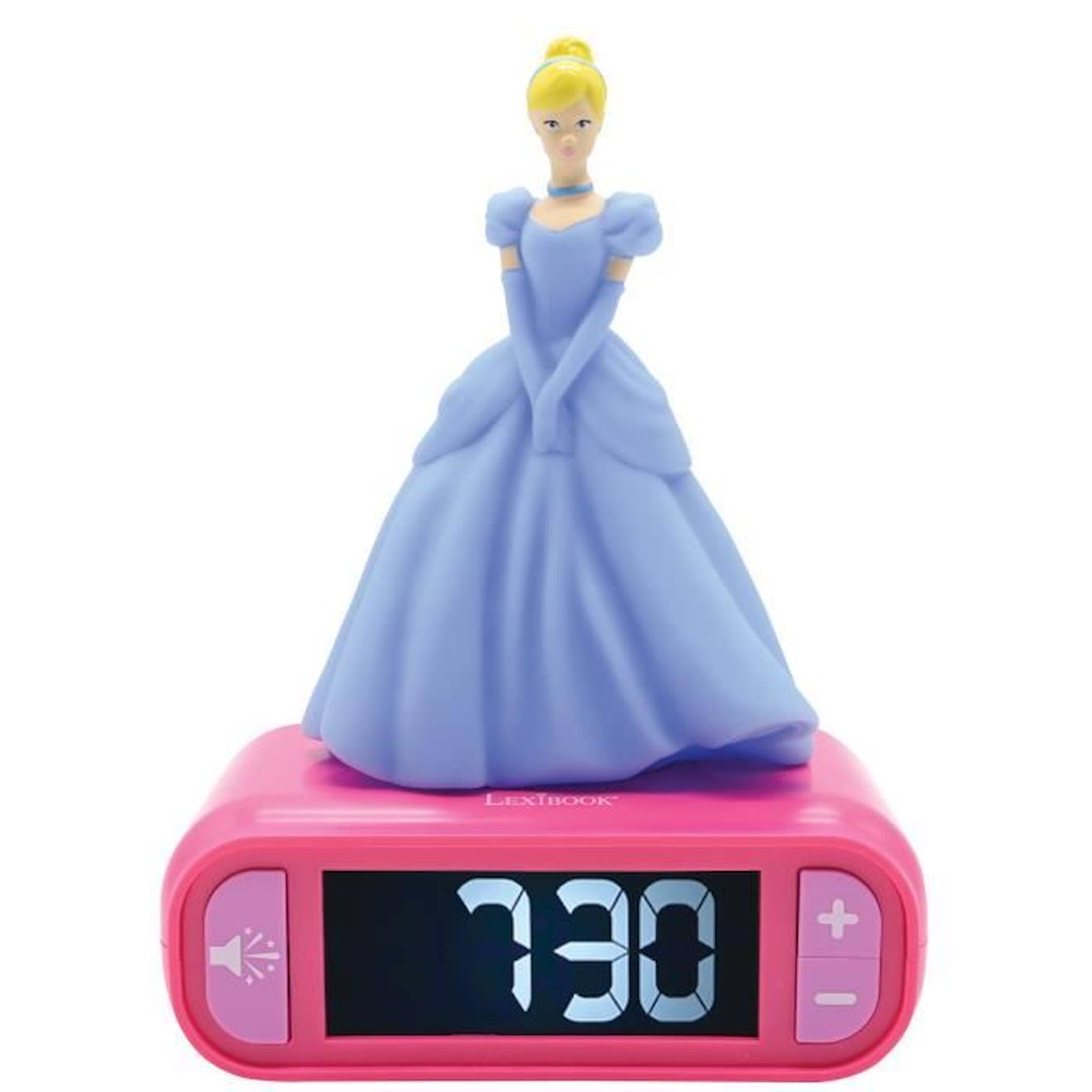 Un magnifique design avec Cendrillon qui s'éclaire pendant quelques minutes en appuyant dessus. rose