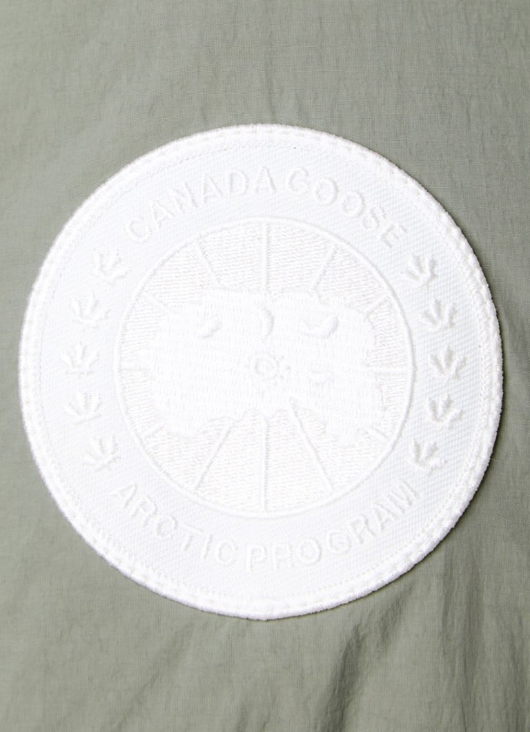 Doudoune Canada Goose Lawrence avec garnissage en duvet et logo