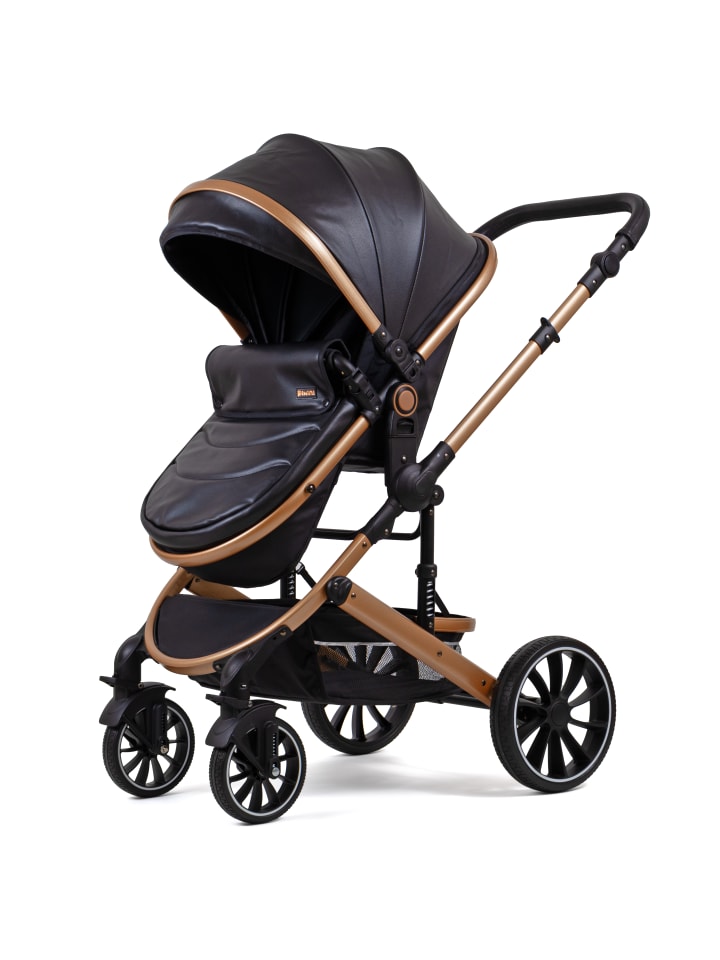 PIXINI Kalani Kinderwagen 3in1 Set gold/schwarz günstig kaufen onesize