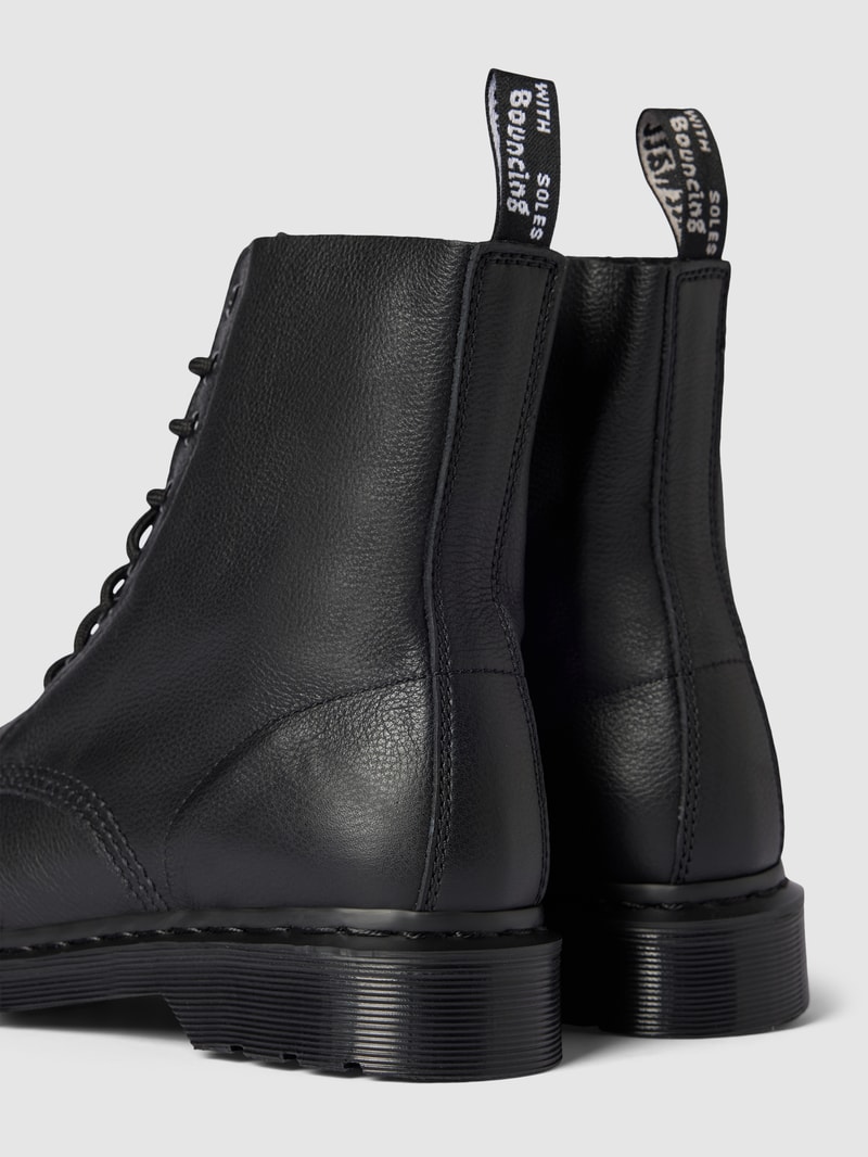 Boots mit Schnürung Modell 'Pascal' in schwarz