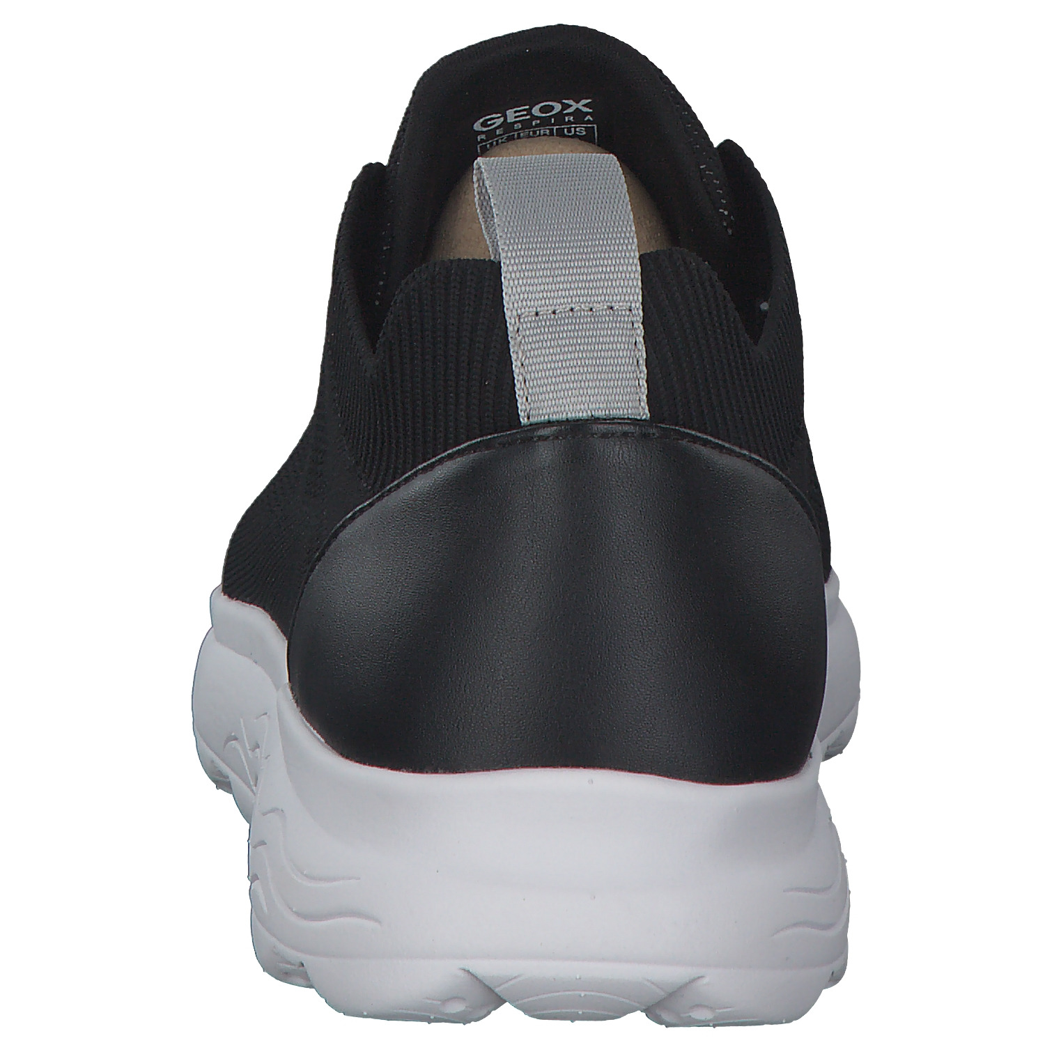 Geox U15BYA, Sneakers Low, Herren, Schwarz