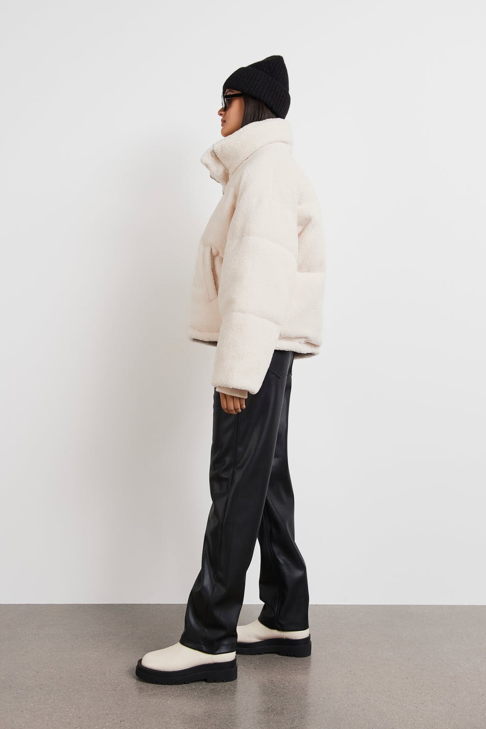 Teddy puffer jacket