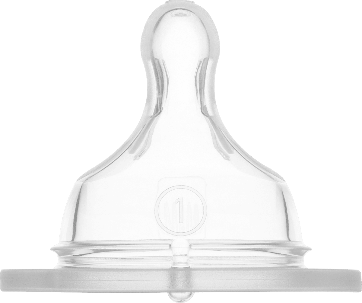 Trinksauger Silikon Gr. 1, von Geburt an, 2 St