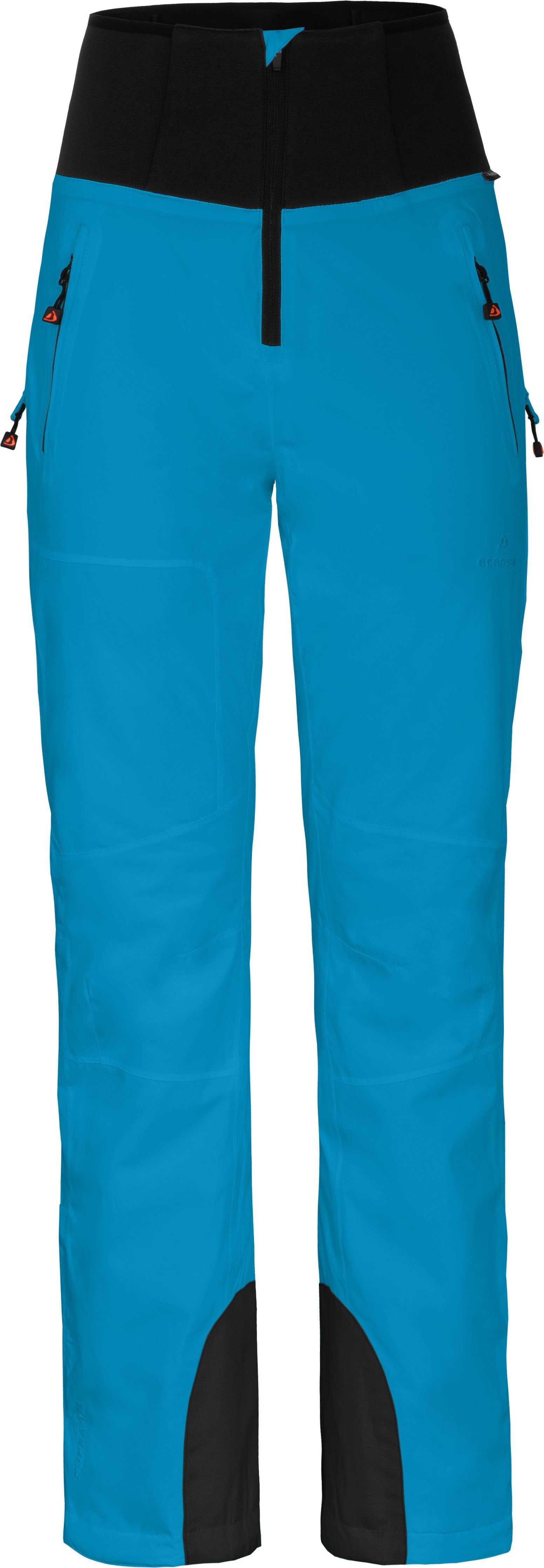 Bergson Skihose MIEN Slim Damen Skihose, wattiert, 20000 mm Wassersäule, Normalgrößen, Ozean blau