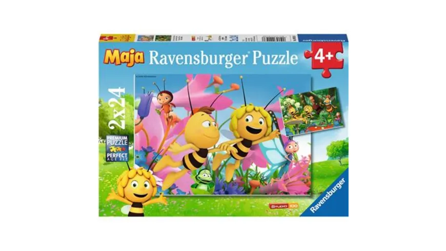 Ravensburger Puzzle - Die kleine Biene Maja, 2x24 Teile