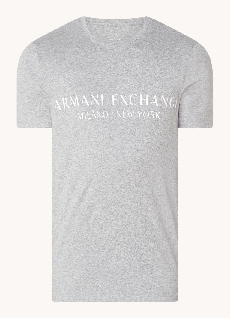Armani Exchange T-krekls ar logotipa apdruku