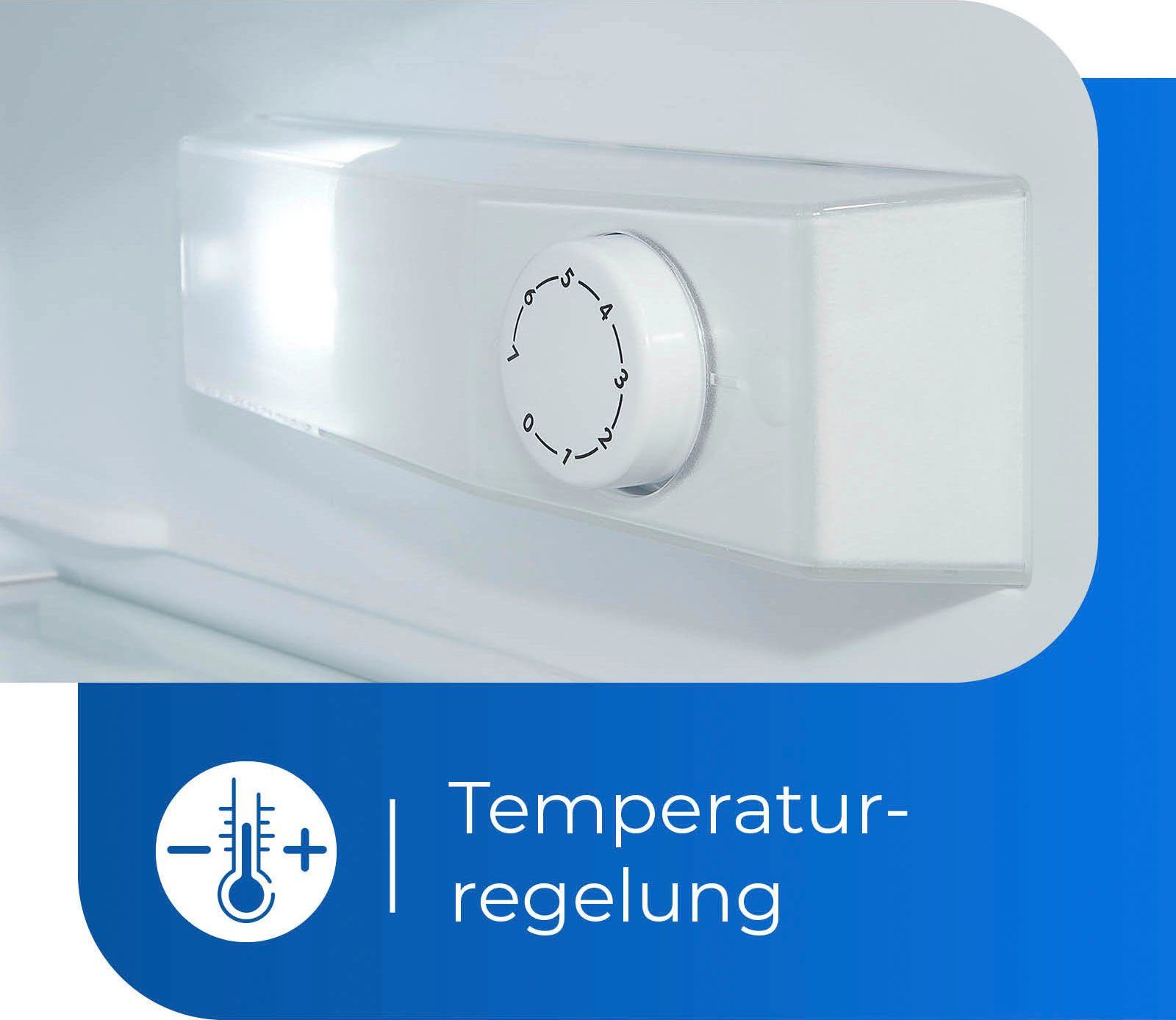 exquisit Kühlschrank KS16-4-H-010E weiss, 85 cm hoch, 56 cm breit