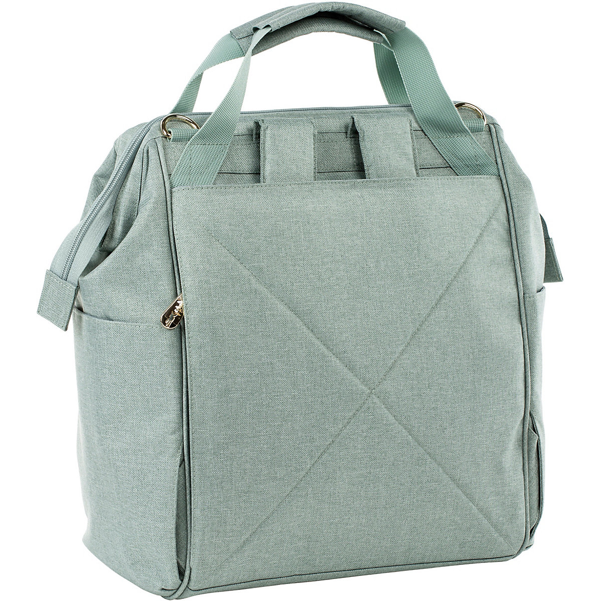 Wickelrucksack Goldie Glam mint, inkl. Zubehör & Wickelunterlage