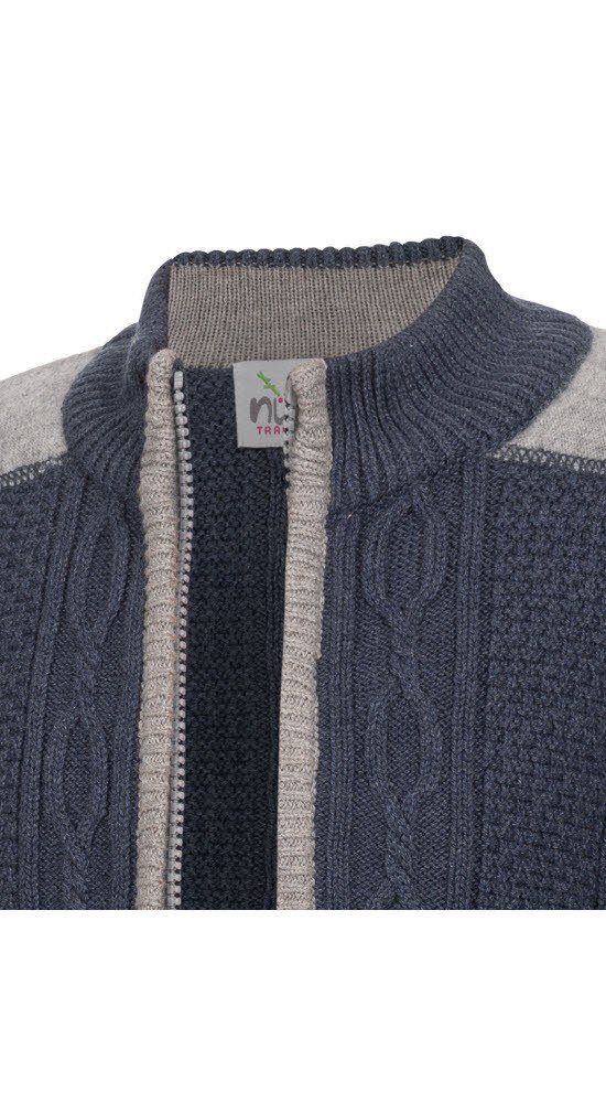 Nübler Trachtenstrickjacke Kinderstrickjacke Igor in Blau von Nübler