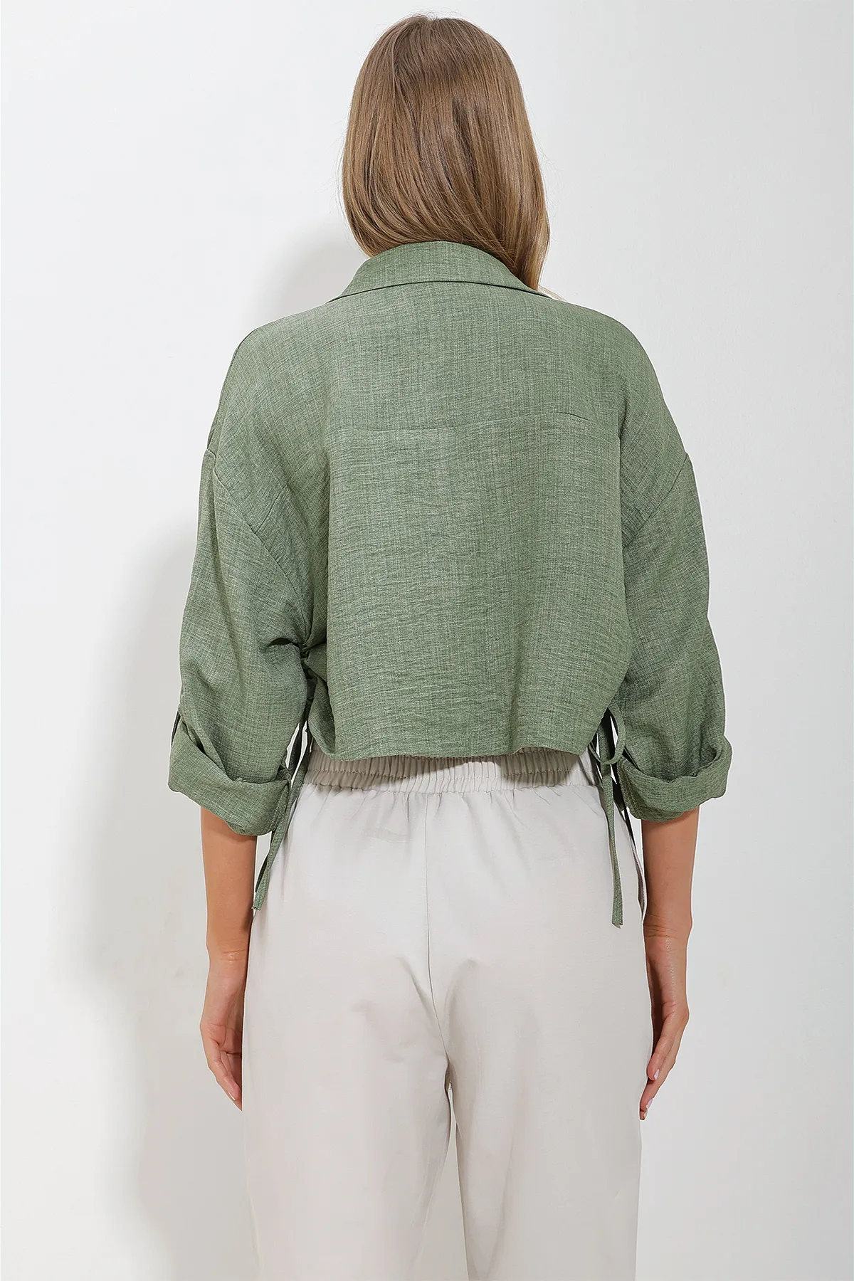 Trend Alaçatı Stili  Hemd - Khaki - Regular Fit