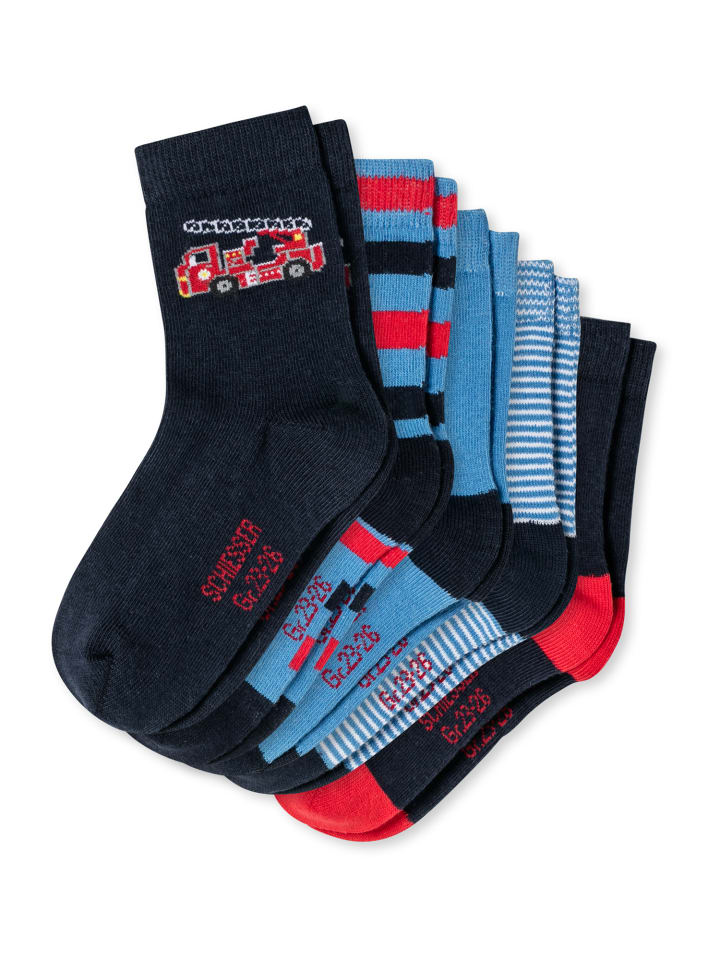 Schiesser Kindersocken 5er-Pack Feuerwehr in mehrfarbig günstig kaufen